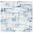 thumbnail image 2 of Safavieh Amelia Ian Abstract Area Rug, Ivory/Navy, 3' x 3' Square, 2 of 12