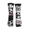 thumbnail image 2 of Women's Men's Hockey Player Colorful Novelty Pattern Crew Athletic Socks, 2 of 7