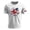 White, variant on Mens Golf Shirts British Patriotic Jack Print Short Sleeve Blend Business Clothes for Men,Black,3XL