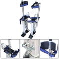 thumbnail image 6 of SHZAITOR 24-40In Adjustable Drywall Stilts Work Stilts Aluminum Silver, 6 of 6