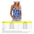 thumbnail image 4 of Top con tirantes finos para mujer, Top con tirantes finos para mujer Top sin mangas para mujer Top sin mangas con estampado de leopardo Artesanía excepcional, 4 of 5