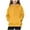 Yellow, variant on cocolona Girls Hoodie Fall Casual Long Sleeve Hooded Sweatshirts Fashion Solid Color Pullover Tops with Pockets 4-14 Years