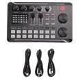 thumbnail image 4 of Audio Mixer,Live Sound Card and Audio Interface with DJ Mixer Effects and Voice Changer,Podcast Prod, 4 of 5