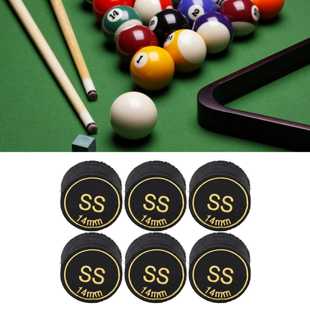 Lot De 5 Pointes De Queue De Billard TOYANDONA – Embouts En Simili-cuir Avec Virole En Laiton, Faciles à Visser