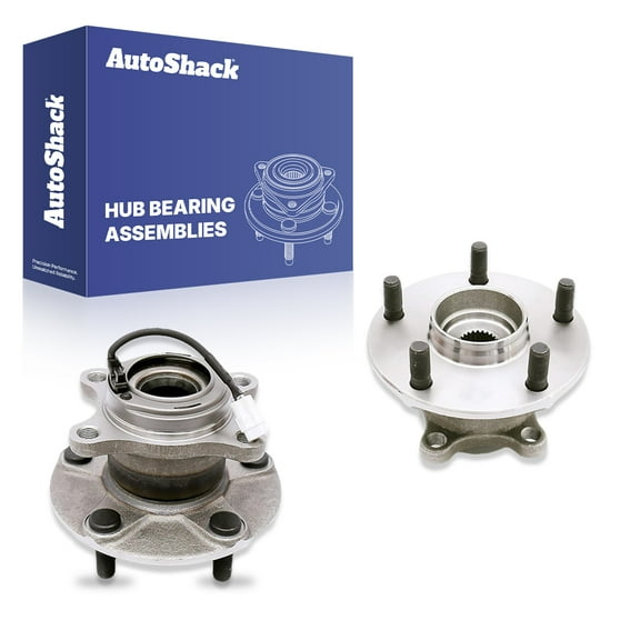 AutoShack Rear Wheel Hub Bearing Assemblies Left & Right with ABS Replacement for 2007-2013 Suzuki SX4 2-PC Set