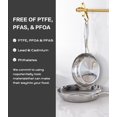 thumbnail image 5 of 3-Ply Stainless Steel Fry Pan With Lid 10 Inch, Induction Compatible, Oven Broiler Safe 600F, Fast Even Heat, 5 of 8