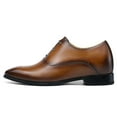 thumbnail image 2 of CMR CHAMARIPA Height Increasing Shoes - Mens Elevator Dress Shoes - Brown Oxfords Shoes 7 CM / 2.76 Inches, 2 of 5