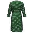 thumbnail image 7 of LoyisViDion Womens Maternity Dresses Plus Size Dress V-Neck Short-Sleeved Belt Printed Maternity Dress for Women Black XL, 7 of 7