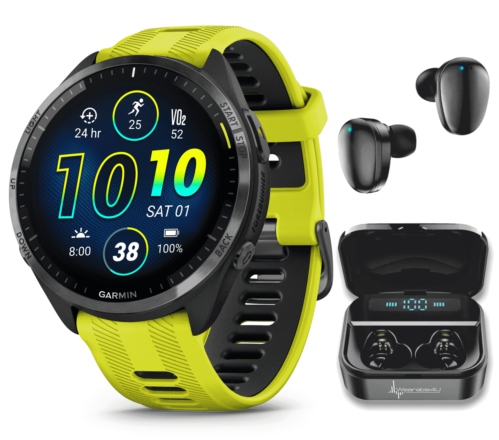 Garmin Forerunner 965 GPS Smartwatch, AMOLED Display, Training