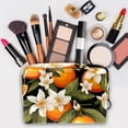thumbnail image 3 of TangerinePVC Cosmetic Bag with Zipper for Ladies and Girls – Printed Design -Small Bag, Men's Toiletry Travel Bag, Toiletry Bag Small Travel, 3 of 6