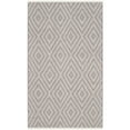 thumbnail image 4 of SAFAVIEH Montauk Kimberlyn Geometric Diamond Cotton Area Rug, Grey/Ivory, 2'3" x 3'9", 4 of 9