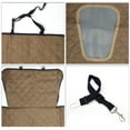 thumbnail image 3 of Unique Bargains 1 Pc Load-bearing Car Seat Cover with Safety Belts Hanging Ropes for Pet Brown, 3 of 6