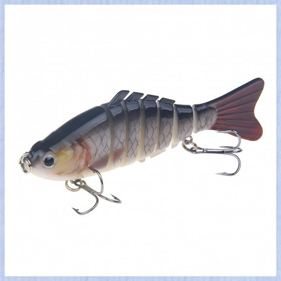 BESTSKY Fishing Lures Glide Baits for Bass, SwimPanfish Glide Baits Jointed Swimbait Bass Pike Salmon Trout Muskie Fishing Lure, Swimbaits Lifelike Lure Glide Bait