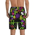 thumbnail image 3 of Bixox Men's Black Head African Woman printed lightweight casual shorts, soft sleep shorts with pockets., 3 of 7