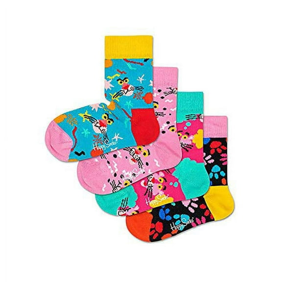 Pink Panther Socks for Kids Gift Box 4 Pack (Size 12-24 M)