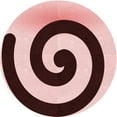 thumbnail image 1 of Ahgly Company Machine Washable Indoor Round Transitional Pink Area Rugs, 4' Round, 1 of 7