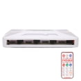 thumbnail image 4 of ZOUSSIQI PWM Fan Temperature Controller White Remote Control Support 8x4pin 10x5V 3pin ARGB Computer RGB Light Adapter for PC EL225#06941, 4 of 9