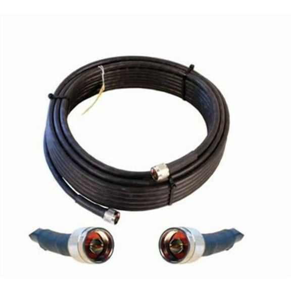 60 ft LMR 400-series Equivalent Ultra Low Loss Cable, N-Male to N-Male connectors