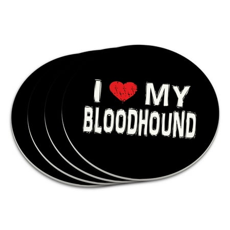 

I Love My Bloodhound Stylish Coaster Set