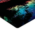 thumbnail image 2 of Ambesonne Modern Fitted Sheet, Night Sky Trees, Full Size, Purple Pink and Blue, 2 of 3