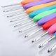 thumbnail image 3 of 8-Pack Knitting Tools Crochet Tools Soft Handle Candy Color Yarn Crochet Hook Set Wear-Resistant and Non-Slip, 3 of 3