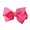 Pink, variant on Large 8 Inch Grosgrain Ribbon Hair Bow with Ponytail (Royal Blue)