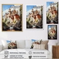 thumbnail image 4 of Designart "Majestic Guardians of Fortresses X" Cityscapes Canvas Print, 4 of 5