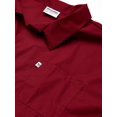 thumbnail image 2 of Vtex 0920-0309 Chemise Utilitaire pour Femmes à Fils Rares 5 Boutons, Bordeaux - 5TG, 2 of 3