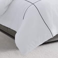 thumbnail image 3 of Vera Wang Zig Zag Queen Comforter Set in White, 3 of 4