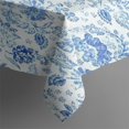 thumbnail image 5 of Pioneer Flower Floral Print Pattern Rectangle Tablecloth 60"x102",Waterproof Polyester Rectangle Table Cloth, Wipeable Spillproof Polyester Tablecloth for Dining, Camping, Indoor and Outdoor, 5 of 6