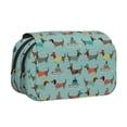thumbnail image 1 of Easygdp Dachshund Dog Puppy para Estuche de Lápices con Tapa Flip, Suministros de Oficina y Universidad para Adolescentes y Adultos, 1 of 7