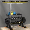 thumbnail image 5 of Dumbbell Rack Heavy Duty 3-Tier 1000 lb Capacity Home Gym Storage Stand, 5 of 7