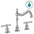 thumbnail image 2 of Anzzi L-AZ184BN 8.5 x 13.11 x 8.27 in. Highland Widespread 2-Handle Bathroom Faucet, Brushed Nickel, 2 of 5