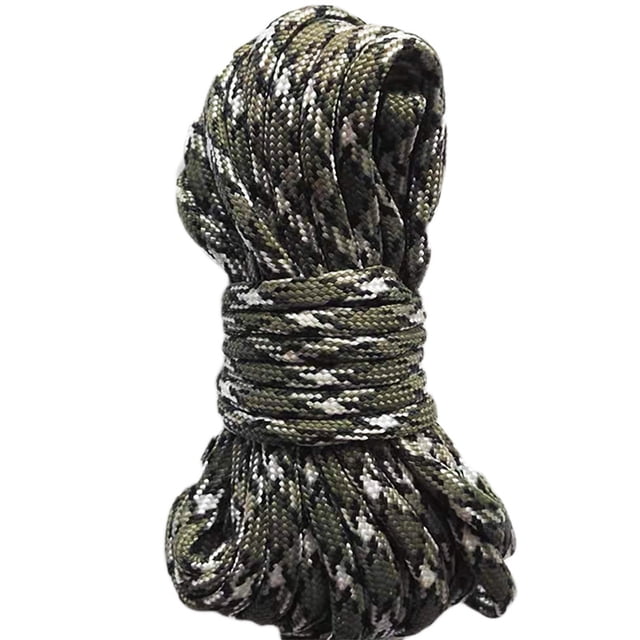 Nvzi 2 piezas de cordón de nailon trenzado de 4 mm para acampar, hamacas, tendedero, senderismo, pesca, 3 yardas, C