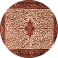 thumbnail image 1 of Ahgly Company Indoor Round Persian Orange Traditional Area Rugs, 6' Round, 1 of 1