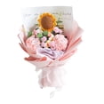 thumbnail image 4 of deevoka Crochet Flower Bouquet Mother's Day Birthday Home Knitted Artificial Flowers, 4 of 9