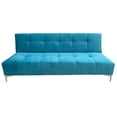 thumbnail image 1 of Sofá Cama Reclinable Okis Azul Turquesa, 3 Posiciones, SALVANTO, 1 of 9