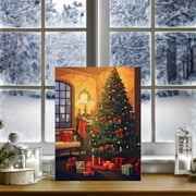 TIMIFIS Festival Puzzle Christmas Three Dimensional Irregular Shaped Animals Wooden Puzzle Flat Puzzle Suitable for Teenagers Toy Christmas Tree Pattern Home Decoration