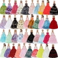 thumbnail image 3 of Título producto: GIETIOS 5Pcs Ropa Mano p/Muñecas Barbie Vestido Boda Fiesta Gala 11.5" Estilo Aleatorio, 3 of 3