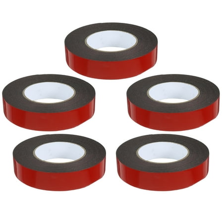 LEXSOMEO 5 Rolls Double Sided Tape Heavy Duty Strong Adhesive Tape Mounting Double Sided Tape for Car