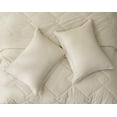 thumbnail image 6 of Chezmoi Collection Skye 3-Piece 100% Cotton Muslin Thin Comforter Set King, Natural Color Reversible Soft Washed Cotton Gauze Breathable Lightweight Summer Blanket, 6 of 9