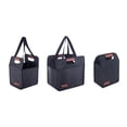 thumbnail image 3 of Gift-Ready Drinks Carrier for Parties, SomWiBe Felt Beverage Tote with Divider and Pocket for Picnic, Brunch, Takeout, 3 of 6
