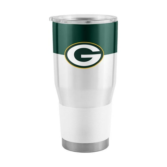 Logo Chair 612-S30T-11 Gobelet en Acier Inoxydable Colorblock Green Bay Packers de 30 oz NFL