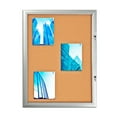 thumbnail image 3 of Large Enclosed Cork Bulletin Board w/ Lock & Key, 3 of 8