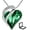Green, variant on Womens Silver Plated Infinity Love Heart Pendant Necklace with Birthstone Crystals, Jewelry Gifts for Her, Anniversary Birthday Mother's Necklaces for Wife Mom