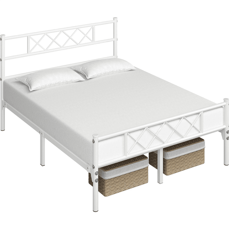 ベッドフレーム White bed frame White Collection | Elegant Woven Bed Frames & Headboards