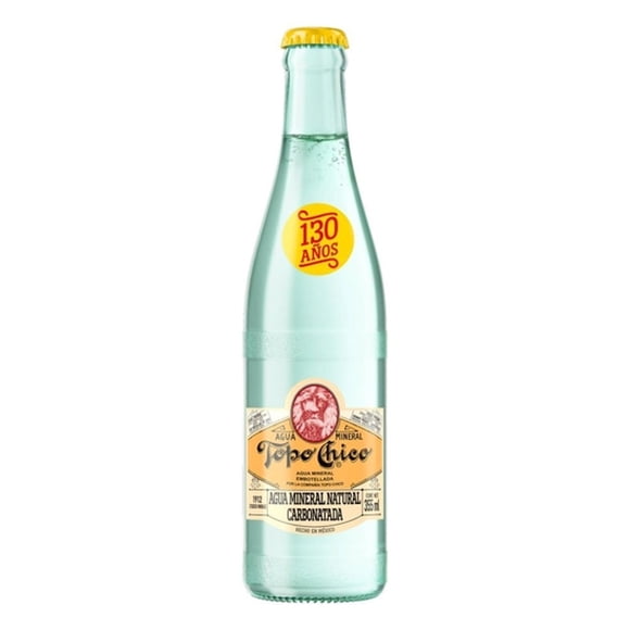 Agua mineral Topo Chico vidrio 355 ml