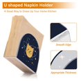 thumbnail image 5 of Yayeee Napkin Holder for Table Kitchen Paper Tissue Organization, Orange Cat Planet, 5 of 8