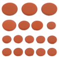 thumbnail image 4 of The **17pcs Clarinet Pads Durable Sound Hole Repair Kit** is a maintenance tool designed for clarinet players to repair or replace damaged pads on, 4 of 5
