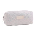 thumbnail image 2 of PYURTEP Pencil Case Glittery Rhombus Pattern Pencil Pouch Large Capacity Pencil Bag Portable Zipper Pouch for Stationery, School, Office, 2 of 7